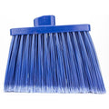 SPARTA Plastic Broom Head, Angled, Flagged for Small Debris Indoor, Outdoor, Home, Restaurant, Lobby, Office, 12 Inches, Blue, (Pack of 12)