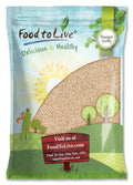 Food to Live Italian White Whole Grain Sorghum, 10 Pounds – Premium White Groats. Raw Milo Seeds. Vegan, Bulk Broom-corn. Durra is Great for Making Flour and Popped Jowar Dhani