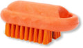 SPARTA Nail Scrub Brush Commercial-Grade, Heavy-Duty Hand and Fingernail Brush with Stiff Bristles for Gardeners, Mechanics, And Foodservice Personnel, Plastic, 5 Inches, Orange