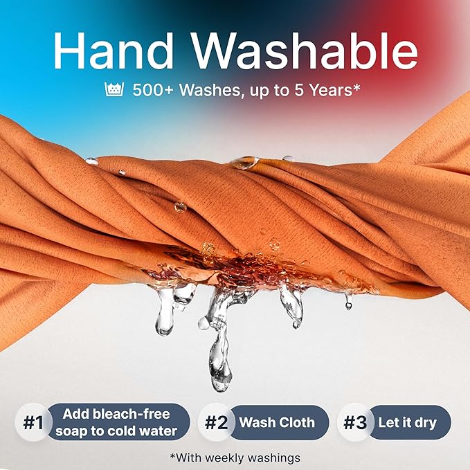 Koala Lens Cleaning Cloth | Japanese Microfiber | Glasses Cleaning Cloths | Eyeglass Lens Cleaner | Eyeglasses, Camera, VR/AR Headset, and Screen Cleaner | Pink & Orange (Pack of 12)