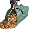 60 Gallon Large Leaf Collector, Dustpan-Style Lawn and Leaf Bags, Collapsible Yard Waste Bags Easy Storage & Transport, Reusable Leaf Pick Up Garden Bag for Leaves Grass Debris Lawn Trash