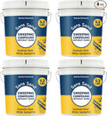 Sans Sand Gritless Sweeping Compound Without Sand – Effective Dust Control, Non Abrasive and Safe for Smooth, Finished & Polished Floors, Oil Free, Made in USA (5.2 lbs) - 4 Pack