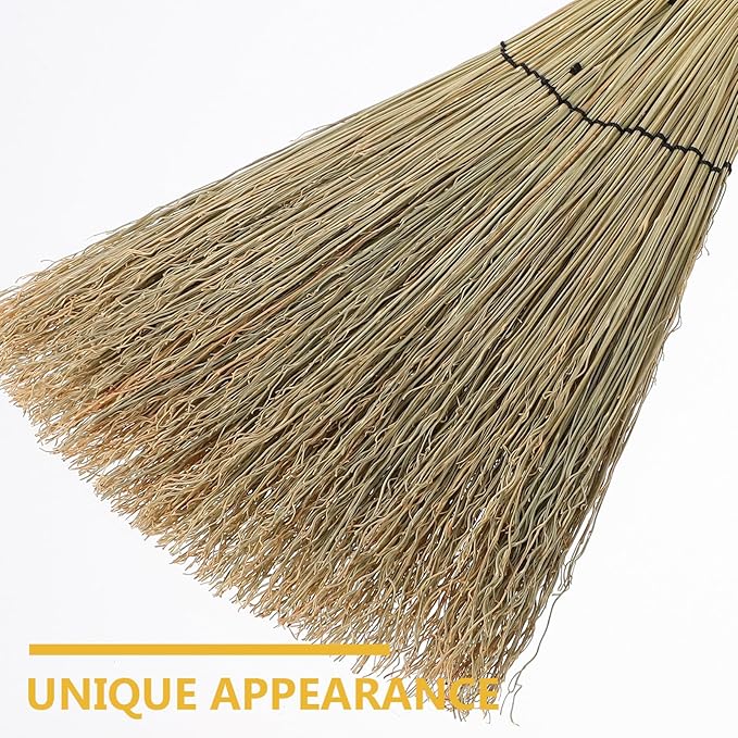 Mini Handheld Corn Broom Woven Straw Cleaning Brush for Home Car for Small Spaces Reach Areas Housewarming Present Compact Easy to Store