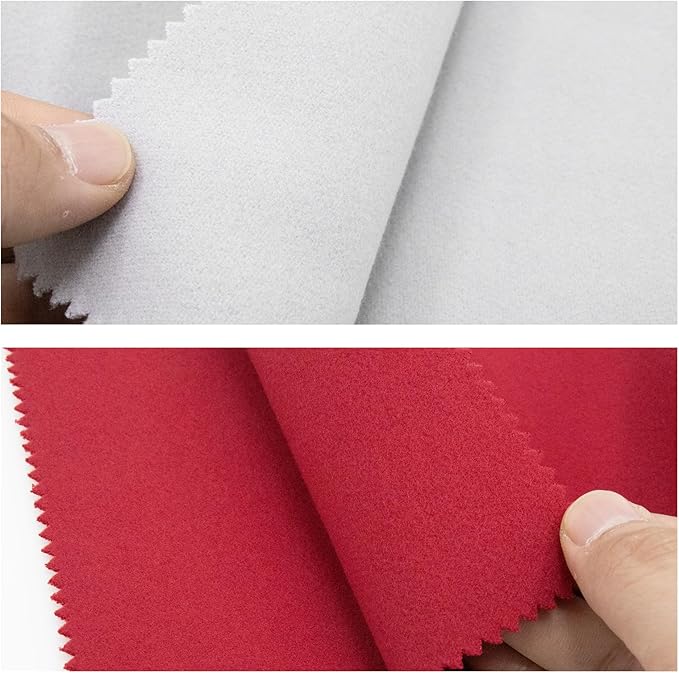 Soundspire 2Pack 88 Keys Piano Keyboard Dust Cover, Velvet Cloth Covers for Digital/Electric Pianos, Upright & Grand Pianos (Red & Gray Anti-Dust Protectors)