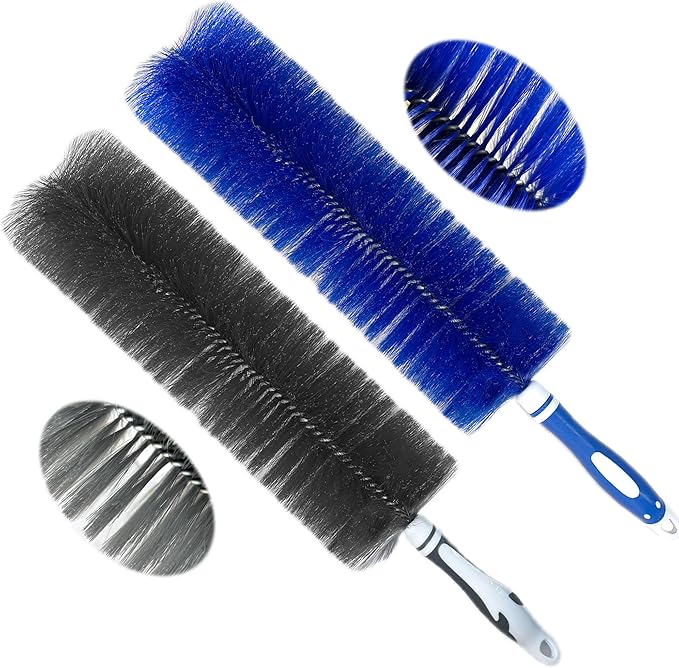 Bendable Fan Cleaning Brush – Soft Bristle Fan Cleaner for Standing Fans, Air Vents, Curtains & Blinds – Reusable, Washable Dusting Tool