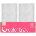 Colortrak Embossed Sheets Silver Aluminum Foil Pop-up Dispenser, 1000 Pre-cut Sheets Non-slip Textured for Hair Foil Coloring and Highlighting Applications, Silver, 5 x 11