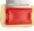 Grill Rescue BBQ Replaceable Scraper Cleaning Head, Bristle Free - Durable and Unique Tools for Cast Iron or Stainless-Steel Grates, Barbecue Cleaner (Replaceable Scraper Head)