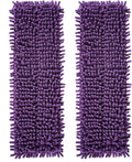 2 Pack Pet System Microfiber Sweeping Pad, Reusable Pet Replacement Mop Pad for Multi-Surface Floors, 18 Inch Washable Cleaning & Dusting Pads, Attracts & Picks Up Pet Hair