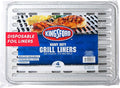 Kingsford Heavy Duty Disposable Grill Liners - Durable Aluminum Foil Grilling Liners, Protects Grill Grates - BBQ Grill Pans for Outdoor Grill, Cooking and Grilling Accessories, 16" x 11.75" - 4 Count