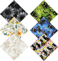 6 PCS Glasses Cleaning Cloth Eyeglass Lens Cleaning Cloth Eyeglasses Wipes Microfiber Reusable Soft for Phone Screens Camera Unisex Women Girls Cute Aesthetic (6.3"x6.3")-Sunflower Black Cat