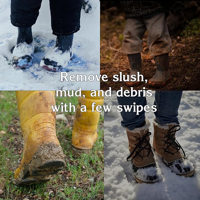 The Original Shoe & Boot Cleaner - Outdoor Boot Brush Scrubber, Heavy Duty Weather Resistant Steel Frame- Made in America