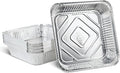 PLASTICPRO Disposable 9'' X 9'' X 2'' Inch Square Aluminum Tin Foil Baking Pans Bakeware - Cookware Perfect for Baking Cakes, Breads, Brownies, Bread, Meatloaf, Lasagna, Pack of 25