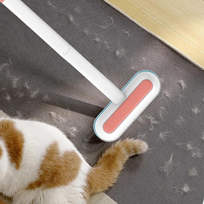 Pet Hair Removal Brush for Clothes | Electrostatic Pet Grooming Supplies,Window Screen Cleaning Brush,for Dog Owners Office Car Clothes Bedding Sheets Carpets Sofas Apartment Mattress