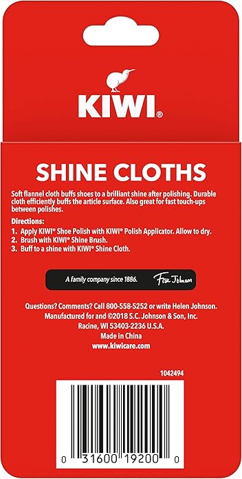 Kiwi Shoe Shine Cloths