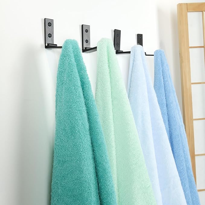 Aynoo Folding Coat Hook, 2PCS Folding Wall Hooks,Metal Heavy Duty Metal Coat Towel Hooks, Wall Mounted