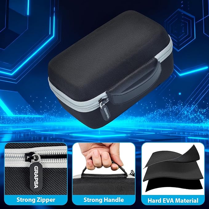 Power Bank Case Compatible with Anker Prime Power Bank 26250 (300w)/ 27650/ 25000/ 24000mAh(737) Power Banks, Storage Organizer for 100W Charging Base, Cable for Business Travel Outdoor Use (Box Only)
