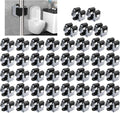 3-H 45 Pack Mop and Broom Holder Big Size Hanging 1 KG Extra,Broom Hanger Wall Mount for Hanging and Organizing Shove Rake Yard Tools in Shed Kitchen Laundry Room Bathroom Garden(Black)