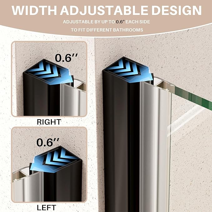 WinZo 29-30" W ×72" H Frameless Pivot Shower Door, Pivot Swing Shower Glass Doors with 1/4"(6mm) SGCC Clear Tempered Glass,Explosion-Proof Film, Reversible Installation, Matte Black