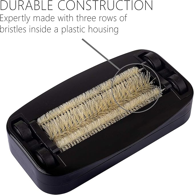 Fuller Brush Premium Table Tidy – Handheld Crumb Sweeper for Tabletops – Compact Crumb Remover with Bristle Rows – Easy to Use, Durable & Portable Cleaning Tool, Black (Pack of 1)