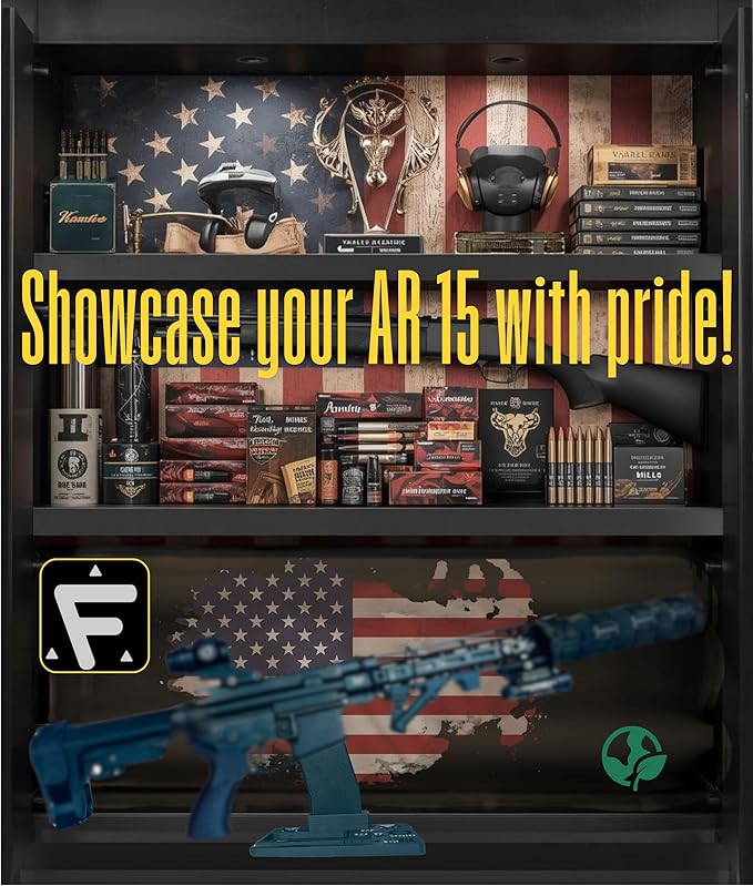 Organizer Stand for Cleaning and Display of The AR 15 Platform, Gift for Gun Collector and Enthusiast, Made in USA