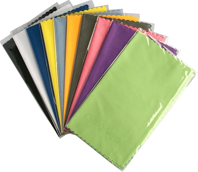 10-Pack Microfiber Cleaning Cloths for Smart phones, Laptops, Tablets, Lenses, LCD Monitor, TV, Camera, Glasses, Optics Etc