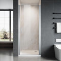 Glass Shower Door 31.5-33" W x 72" H, UCALAFEE Frameless Pivot Shower Door with 1/4" (6mm) SGCC Clear Tempered Glass, Waterproof Seal, Easy Clean & Anti-Fog Coating, Reversible Installation, Silver