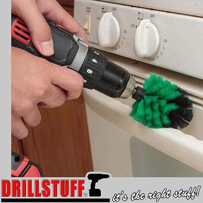 Kitchen Brush Accessories - Kitchen Cleaning Supplies - Stovetop Scrub Brush - Oven Cleaning Tool - Dish Washing Brush - Sink Scrubber - Countertop Scrub Brush - Pot Cleaning Brush - Skillet Cleaner