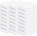 Looperry White Terry Cloth Rags (24 Pack) 13"x13" Inches Commercial Grade Dish Cloth Multipurpose Cleaning Rags for Housekeeping, Car Wash. Absorbent & Reusable Bar Mop Towels for Kitchen Cotton