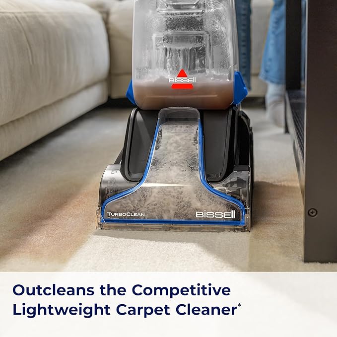 BISSELL TurboClean, Upright Carpet Cleaner, Pro Max Clean & Protect + Oxy Urine Eliminator Formula Included, 3952
