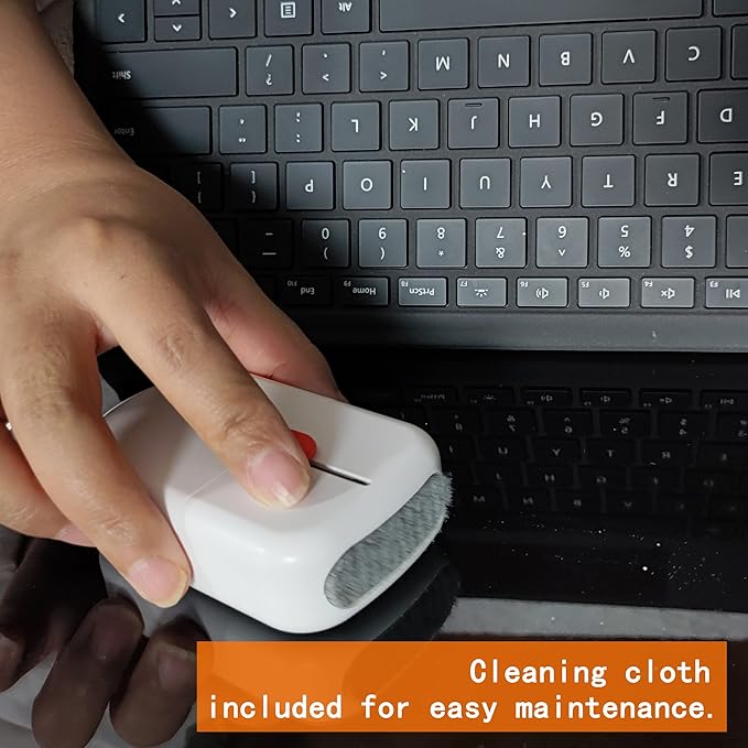 Keyboard Cleaning Kit, Screen Cleaning Brush Tool, Multi-Function PC for Mechanical Keyboard, Laptop, Computer Monitor, Phone Screen,Earbuds and Charging Case