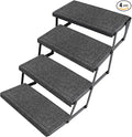 OKBA RV Step Covers,23" Wide Camper Step Cover for 8-11" Deep Stairs - 4 Pack Gray RV Stair Covers to Keep Camper Clean