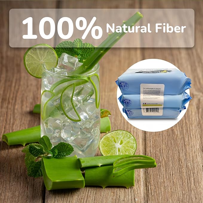 3 Pack Refill Pack Toilet Seat Wipes