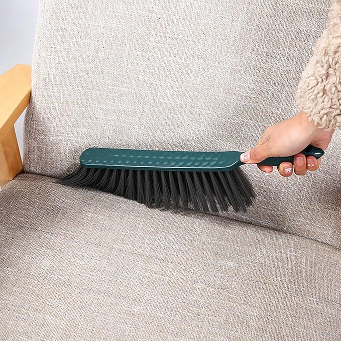 2pcs Hand Broom Soft Bristle Cleaning Brush with Handle Small Brooms Hand Brushes for Cleanings Mini Brooms Comfortable Grip Brush for Sofa Bed Car Bedroom Cleaning Broom Tools Apartment Essentials