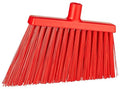 Vikan 29144 Broom,Angle Cut,Stiff,11",PP/PET,Red