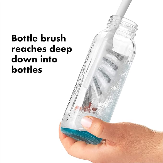 OXO Tot Water Bottle and Straw Cup Cleaning Set Brush Set - Gray