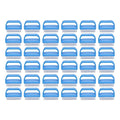 Superio Nail Scrubber Brush - All-Purpose Stiff Cleaning Brush for Fingernails, Toe, Foot & Hands - 24 Pack