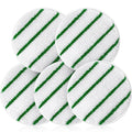 Tioncy 5 Pcs 19 Inches Synthetic Carpet Bonnet Scrubber Brush Carpet Bonnets Pads Commercial Grade Rug Scrubber Abrasion and Absorbency with Cleaning Strips