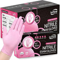 Pink Disposable Gloves, X-Small, Disposable, Latex-Free, Food-Safe, Powder-Free, 1000-ct Case