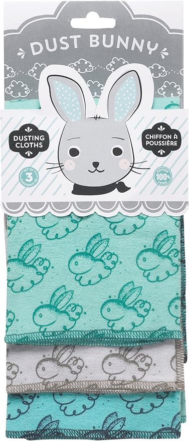 Now Designs Dust Bunny Dusting Cloths | Set of 3
