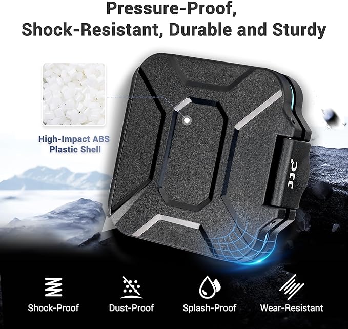 Size 312 13 10 LR41 Battery Case Holder Storage, Water-Resistant Anti-Shock, Hearing Aid Batteries Case for 32x A312 Size312 P312 P13 P10 AG3, Safety Aid Zinc Air Prime Batteries Holder, No Batteries