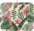 Dish Drying Mat for Kitchen Counter 18x24 Inch, Super Absorbent Dish Drainer Mat, Decorative Microfiber Dishes Drying Pad-Large(Tropical Leaf)