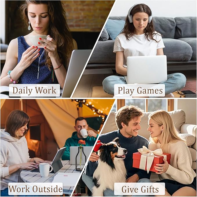 Keyboard Cover for Long Nails, Acrylic Gel Nails - Silicone Keyboard Protector Skin with Raised Keys for Typing and Gaming, Compatible with MacBook Pro/Air 13"/14"/15"/16" 2020-2025 (White)