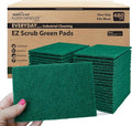 Kleen Handler Bulk Green Medium Duty Cleaning Pads – Kitchen Scrub Sponges, Scouring Pads for Washing Dishes, Bathroom, Restaurant Cleaning Sponge, Household General Cleaning (Bulk Case Pack of 480)