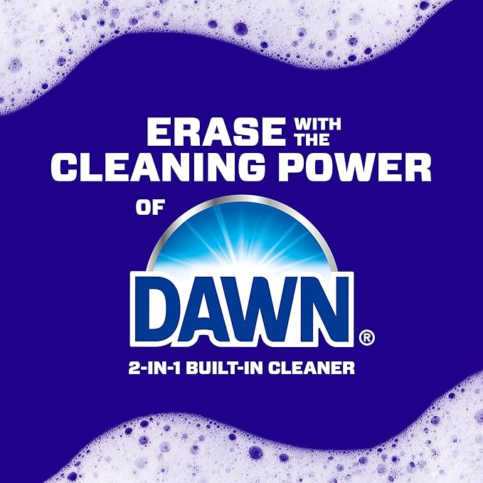 Mr. Clean Magic Eraser Foaming Sponge, All Purpose Cleaner, Dawn Cleaning Power, Wall, Sneaker, Oven Cleaner, Kitchen, Bathroom, Shower Cleaning Supplies, Scrubber, Ultra Foamy, 7ct