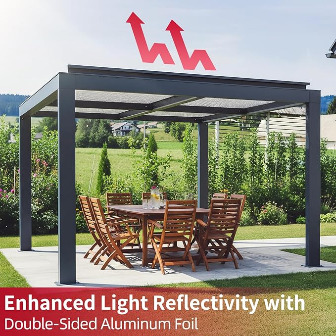 47.2 in X 10ft Reflective Bubble Insulation Aluminum Foil Sheets, Bubble Wrap for Packing Attic Door Insulation Cover, Window Tint for Home Heat Blocking, Window Film, Garage Door Screen，6mm