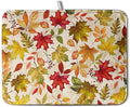 Fall Maple Leaves Dish Drying Mat for Kitchen Counter 18 x 24 Inch Autumn Thanksgiving Absorbent Reversible Microfiber Dish Draining Mat Washable Dish Drainer Rack Mat for Coffee Bar