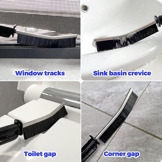 Holikme Dryer Vent Cleaner Kit - 5 Piece Flexible Snake Tool for Lint Removes&Sewer Set Brush Clog Remover,for Toilet, Kitchen Sink, Bathroom Bathtub,Long Drain Brush