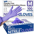Medical Soft Max™ Nitrile Disposable Gloves, 100 Ct Latex-Free Powder-Free Food Safe Cooking Cleaning Lab Exam Glove