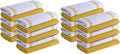 Infinitee Xclusives Premium Kitchen Towels - [Pack of 24] 100% Cotton Kitchen Hand Towels (15 x 25 Inches) - Dish Towels for Kitchen |Radiant Yellow|