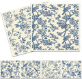 Blue Floral Swedish Dishcloths for Kitchen, 6 Pack Blue Whihe Floral Swedish Dish Cloths, Absorbent Fast Drying Sponge Cleaning Paper Towels for Cooking Home Decoration Housewarming Gift